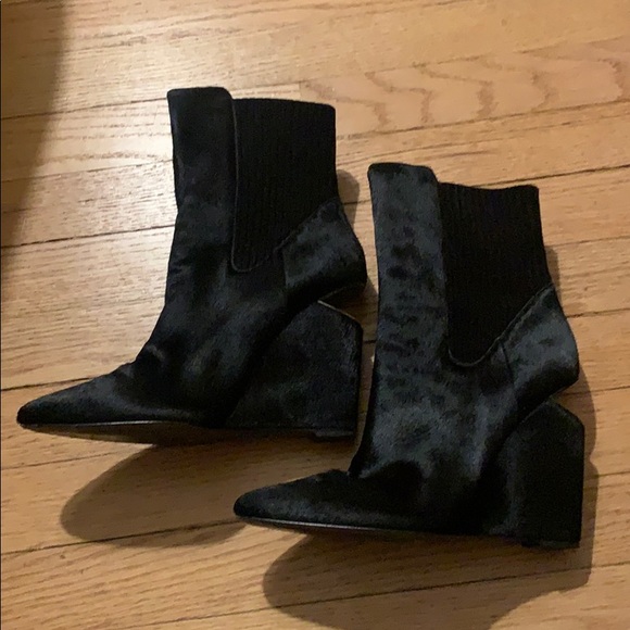 Alexander Wang Andie Calf Hair Wedge Boot - Picture 5 of 8